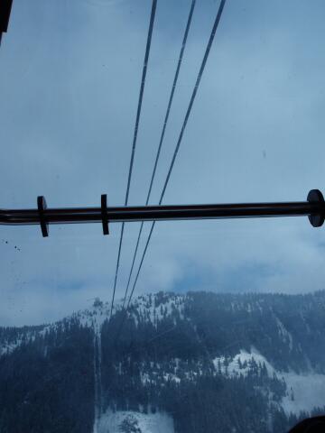 Auf der 3S-Bahn zur�ck nach Kitz
