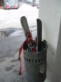 ...der alten Snowblades!