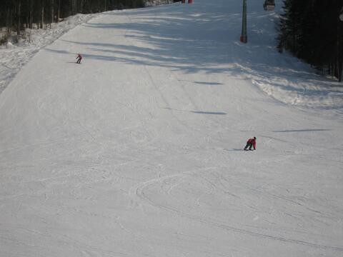 Pat und Markus beim rasen