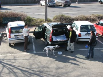 Donny, Arco, Sonja und Markus