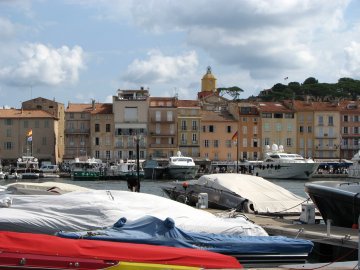 Typische Sicht auf St. Tropez