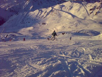 Sonja richtung Idalpe