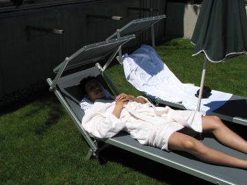 Donny geniesst die Entspannung