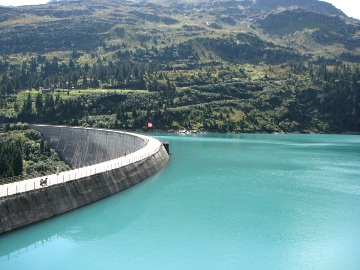 Schöner Blick auf den Zervreilasee