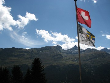 Auf der Terrasse vom Restaurant Gadastatt